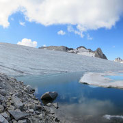 Chüebodengletscher e laghetto al Gerenpass 2671 m