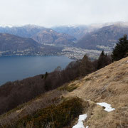 Discesa verso i Monti di Sant'Abbondio