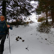 Discesa all'Oratorio (Rifugio) di Sant Anna