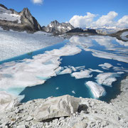 Chüebodengletscher e laghetto al Gerenpass 2671 m