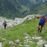 Salita alla Bocchetta Alta Burasca Est