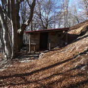 Rifugio al Faggio, vicino alla Bocchetta di Pessina