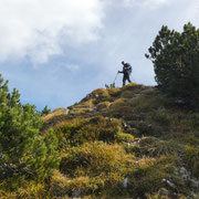 Discesa al Passo di Pianca Bella