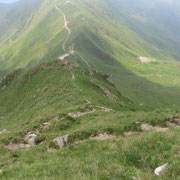 Ripida discesa al Passo San Jorio