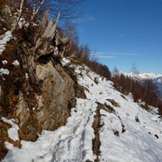Sentiero per la Corona di Pinz