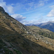 Sul sentiero che mi riporta all'Alpe Foppa