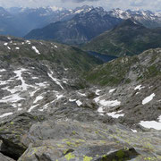 Verso il Lago della Sella