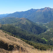 Verso Rivera e Tamaro dalla Cima di Screvia