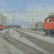 Parat zum Einsatz / Acryl / 80x100 cm / 2017 /----CHF 2'800----