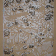 Pfütze, 2011 Monotypie auf Papier
