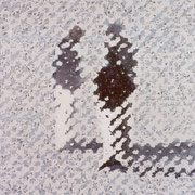 "Die Verschwörung", 2005, Öl auf Leinwand, 75 x 70 cm