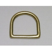 Sonderwunsch: D-Ring aus Messing in 2 cmm und 2,5 cm Breite. Ansonsten werden D-Ringe aus Edelstahl verarbeitet