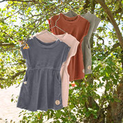 Frottee Kleid Kinder Cozy Terry Wear Kollektion LÄSSIG
