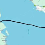 Überfahrt mit der Fähre von Troon nach Brodick
