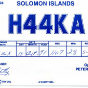 Solomon Island (Rare DX 84th)