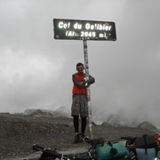 Auf dem Galibier - es war TURBO KALT!!