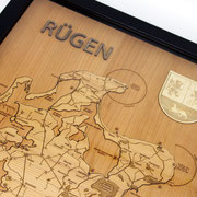  Insel Rügen im 3D-Objektrahmen