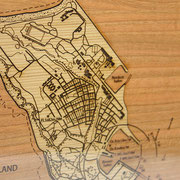 Insel Helgoland im 3D-Objektrahmen