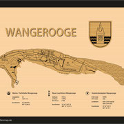 Insel Wangerooge (Ansicht als Vektorgrafik)