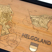 Insel Helgoland im 3D-Objektrahmen