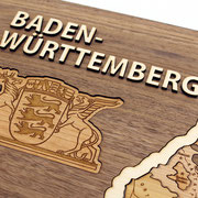 Bundesland 'Baden-Württemberg' (Detail-Ansicht)