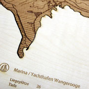 Insel Wangerooge (Detail-Ansicht zur besseren Erkennbarkeit ohne Rahmen)