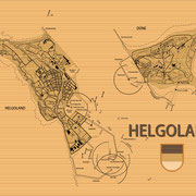 Insel Helgoland (Ansicht als Vektorgrafik)