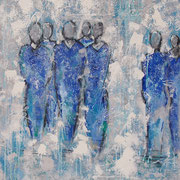 abstrakte Kunst Menschen