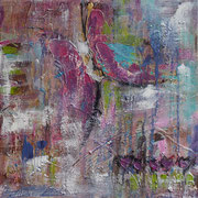 Wandbild "Butterfly" - 60x60x4 cm 