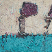 Wandbild "Dem Widerstand trotzen" - 100x40x4,5 cm
