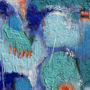 abstrakte Kunst blau