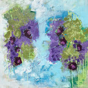 abstrakte Kunst floral
