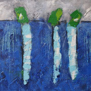 Wandbild "Trio" - 100x80x4 cm