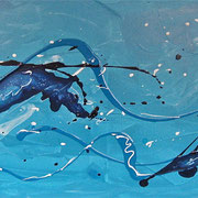 Wandbild "The Wave" - 150x50x2 cm - verkauft 