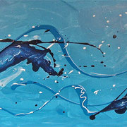 Wandbild "The Wave" - 150x50x2 cm - verkauft 