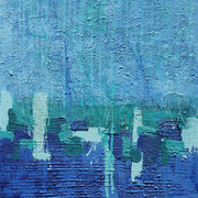 Wandbild "I Like Blue" -  60x80x4,5 cm - verkauft