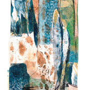 Autumn Leaves, Collage, 2024, 20x10 cm | Manuela Sold | Foto: Manuela Sold