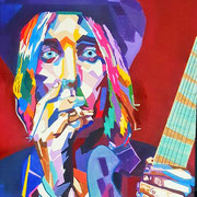  "TOM PETTY", Acryl auf Leinwand, Foto: Angelika Reiter