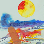 Wolfgang Graf | Morgenbild 240611. Mein Weltbild ist zerbrochen und ich habe es wieder geklebt, Aquarell, Pflaster auf Papier, 2011, 21x15cm