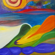 Wolfgang Graf | "Somnus". Die Schlafende, Öl auf Leinwand, 2001, 40x60cm