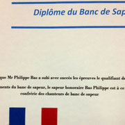 Diplome du ban du sapeur