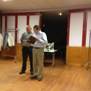 Lecture du palmarès à la salle des associations de Saint-Pois