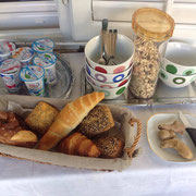 Reichhaltiges Frühstück Pension Batosic Makarska