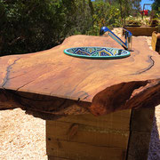 Cork oak table