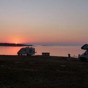 Sonnenaufgang am Camp Medulin