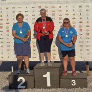 Kategorie Weibliche Senioren 2 (Zählspiel): 1. Franziska Trutschnig (BGCKW), 2. Johanna Knotzer (POST), 3. Petra Perischa (LEOB)