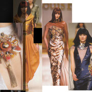 Michèle Jarry des Loges for Louis Féraud's fashion show