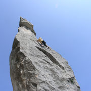 Kletterausflug in Italien