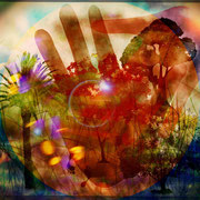 We are the world Alu-Dibond 60 x 48 cm mit Metall - Aufhängeleisten 350,- Euro
