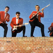 The Jumping Jewels - vlnr: Frits Tamminga, Hans van Eijk, Tjibbe Veelo, Joop Oonk